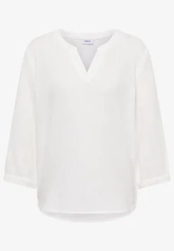 Blouse à manches 3/4 en qualité mousseline