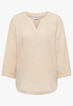 Blouse à manches 3/4 en qualité mousseline