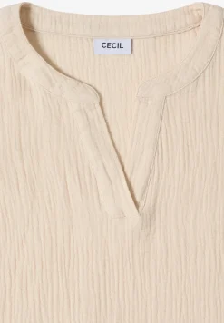 Blouse à manches 3/4 en qualité mousseline