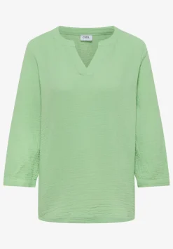 Blouse à manches 3/4 en qualité mousseline