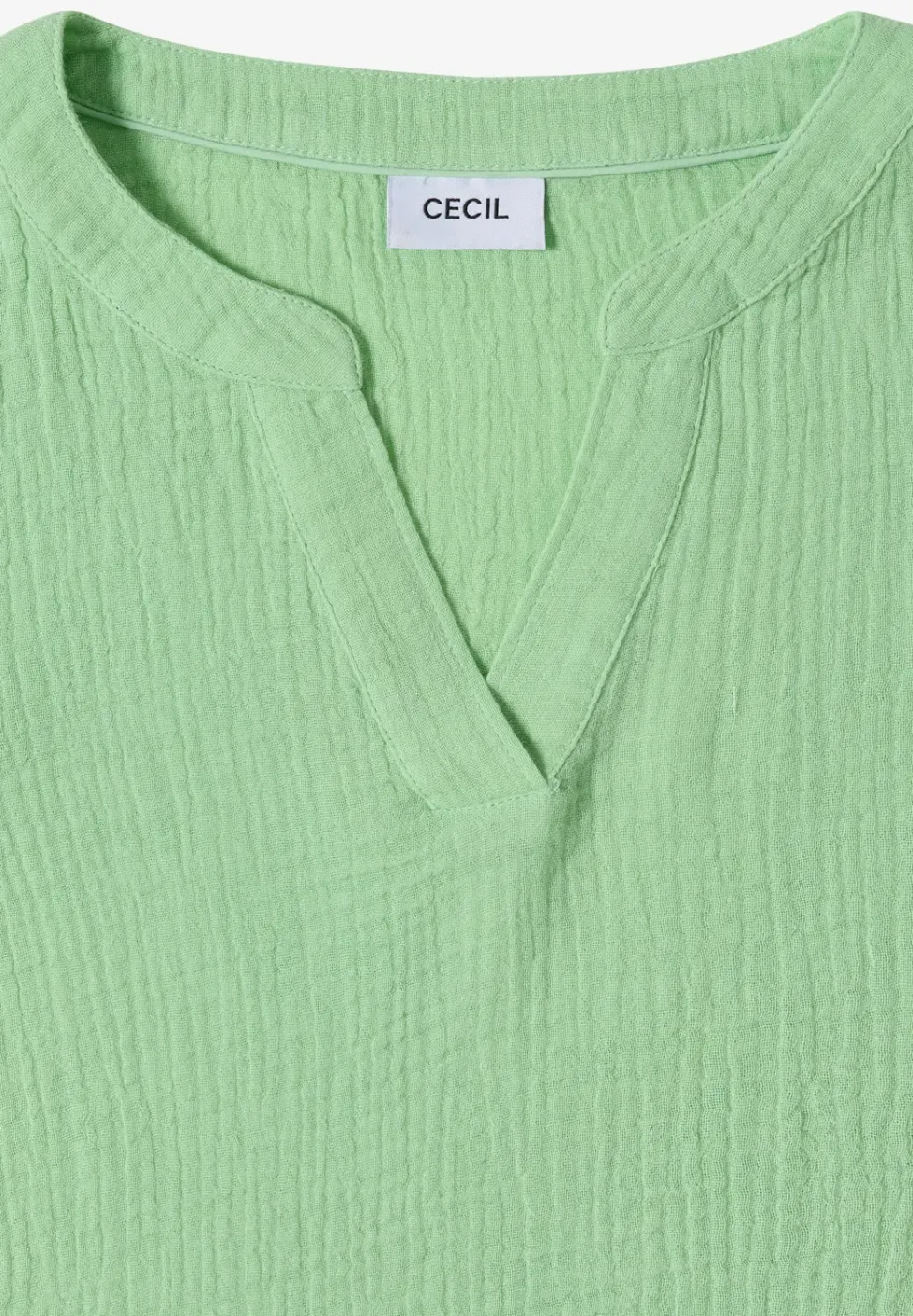 Blouse à manches 3/4 en qualité mousseline