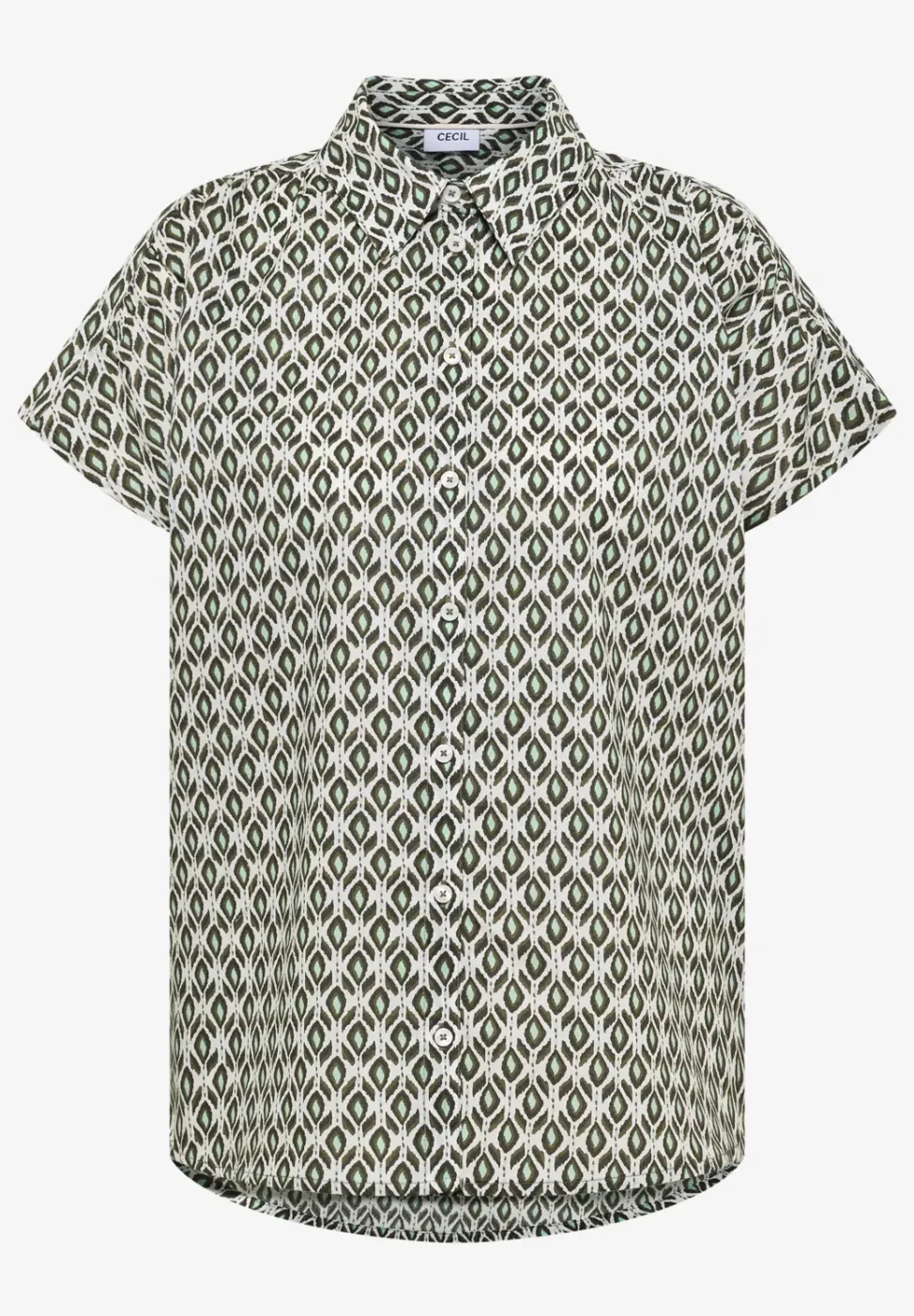 Blouse à manches courtes avec imprimé minimal
