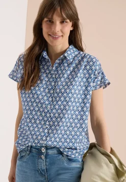 Blouse à manches courtes avec imprimé minimal
