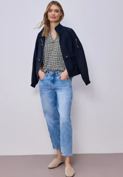 Blouse à manches courtes avec turn-up