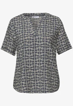 Blouse à manches courtes avec turn-up