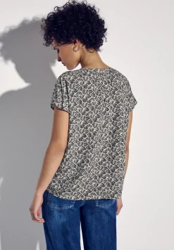 Blouse à manches courtes avec imprimé