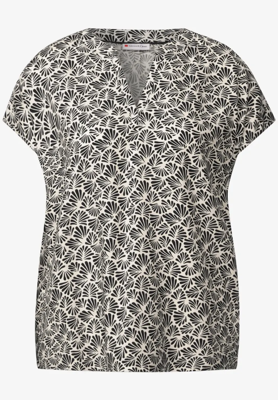 Blouse à manches courtes avec imprimé