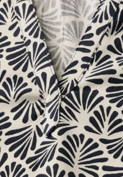 Blouse à manches courtes avec imprimé