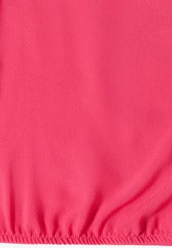 Blouse à manches courtes avec mélange de structures