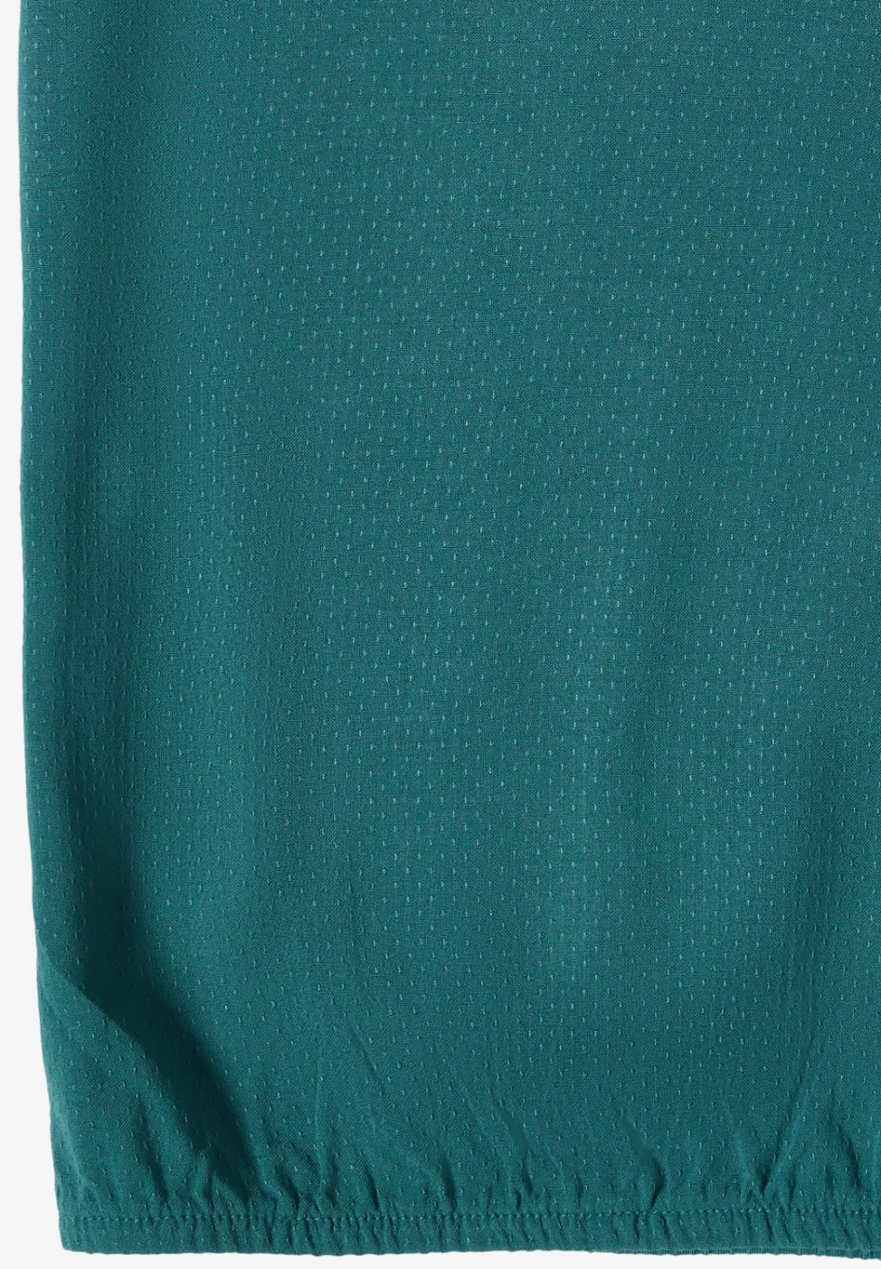 Blouse à manches courtes avec mélange de structures