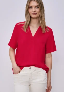 Blouse à manches courtes avec turn-up
