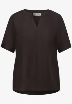 Blouse à manches courtes avec turn-up
