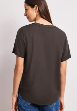 Blouse à manches courtes avec turn-up