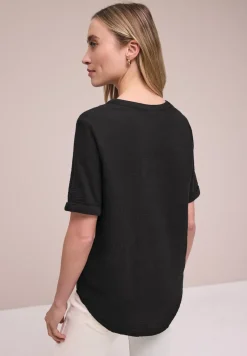 Blouse à manches courtes en qualité mousseline