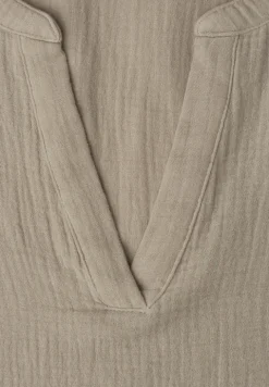 Blouse à manches courtes en qualité mousseline
