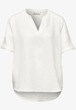 Blouse à manches courtes en qualité mousseline