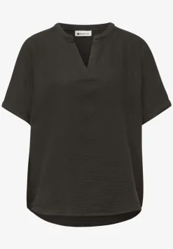 Blouse à manches courtes en qualité mousseline