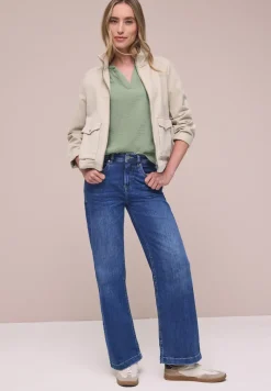 Blouse à manches courtes en qualité mousseline