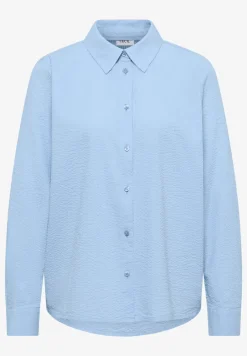 Blouse à manches longues avec structure et boutons