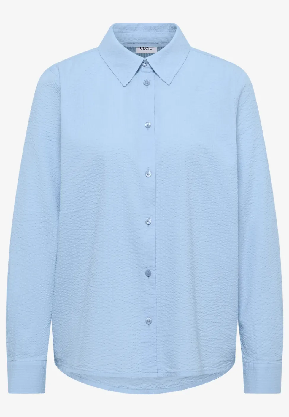 Blouse à manches longues avec structure et boutons
