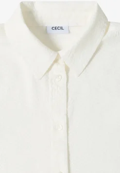 Blouse à manches longues avec structure et boutons