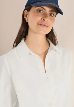 Blouse à manches longues avec structure et boutons