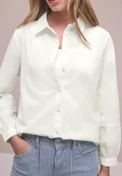 Blouse à manches longues avec détails en croquet
