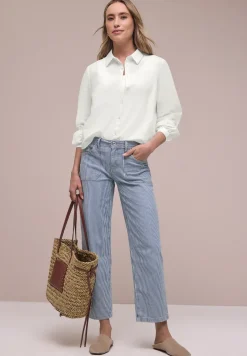 Blouse à manches longues avec détails en croquet