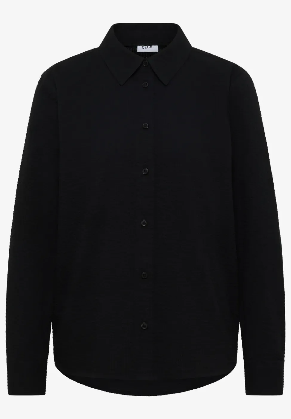 Blouse à manches longues avec structure et boutons