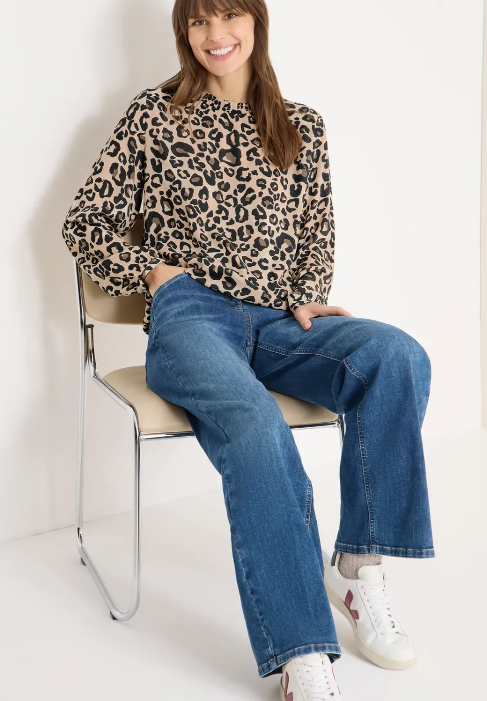 Blouse à manches longues Leo