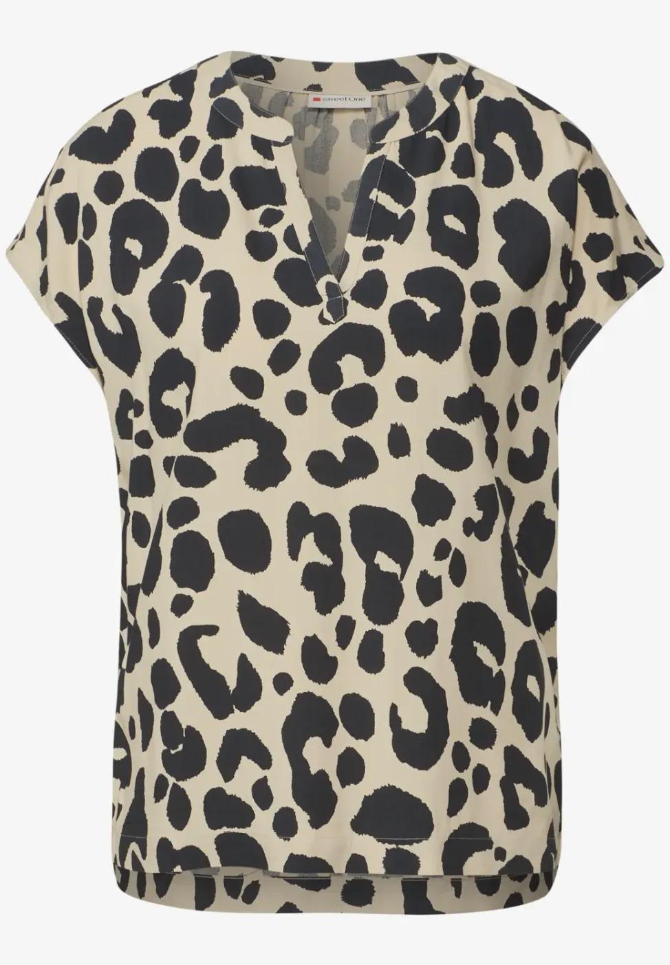Blouse à motif léopard