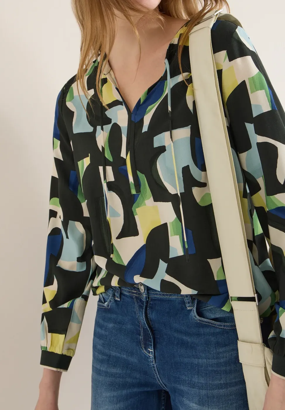 Blouse à motifs