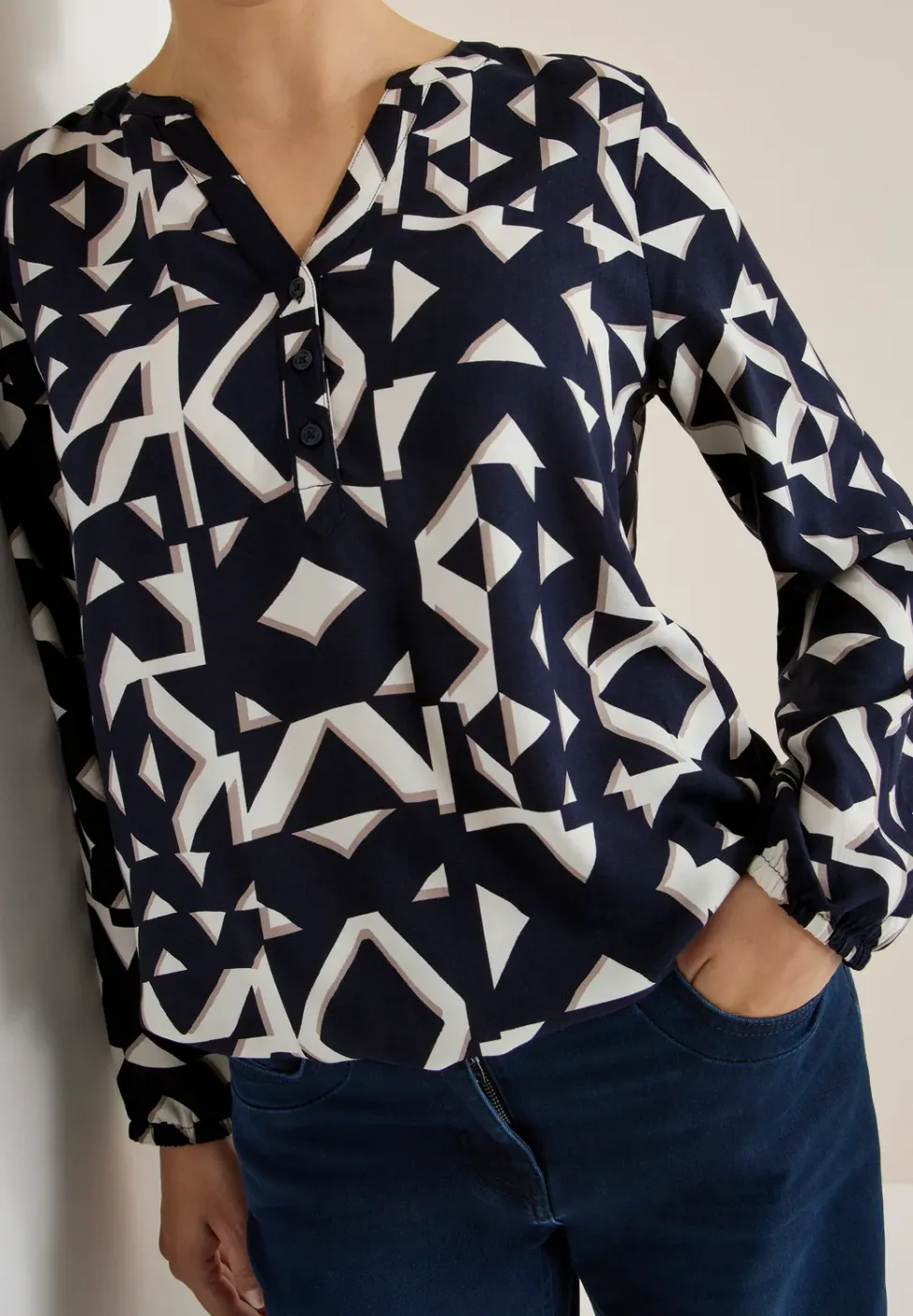 Blouse à motifs