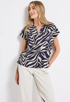 Blouse à motifs