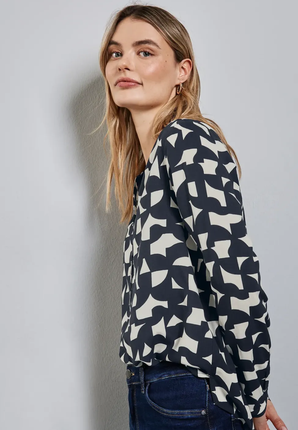 Blouse à motifs