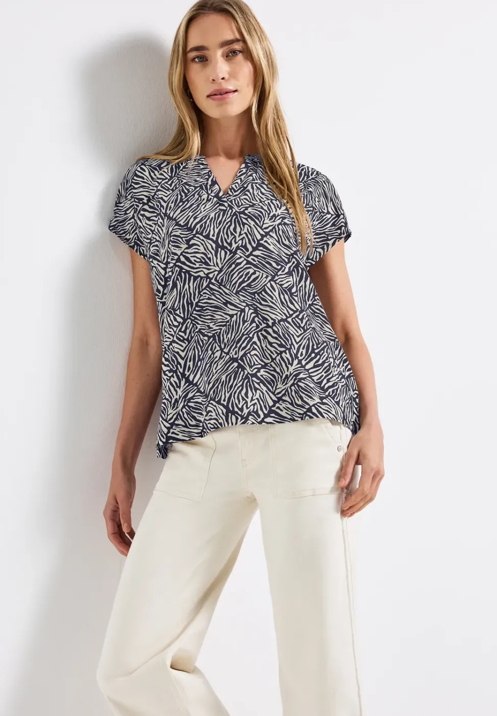 Blouse à motifs