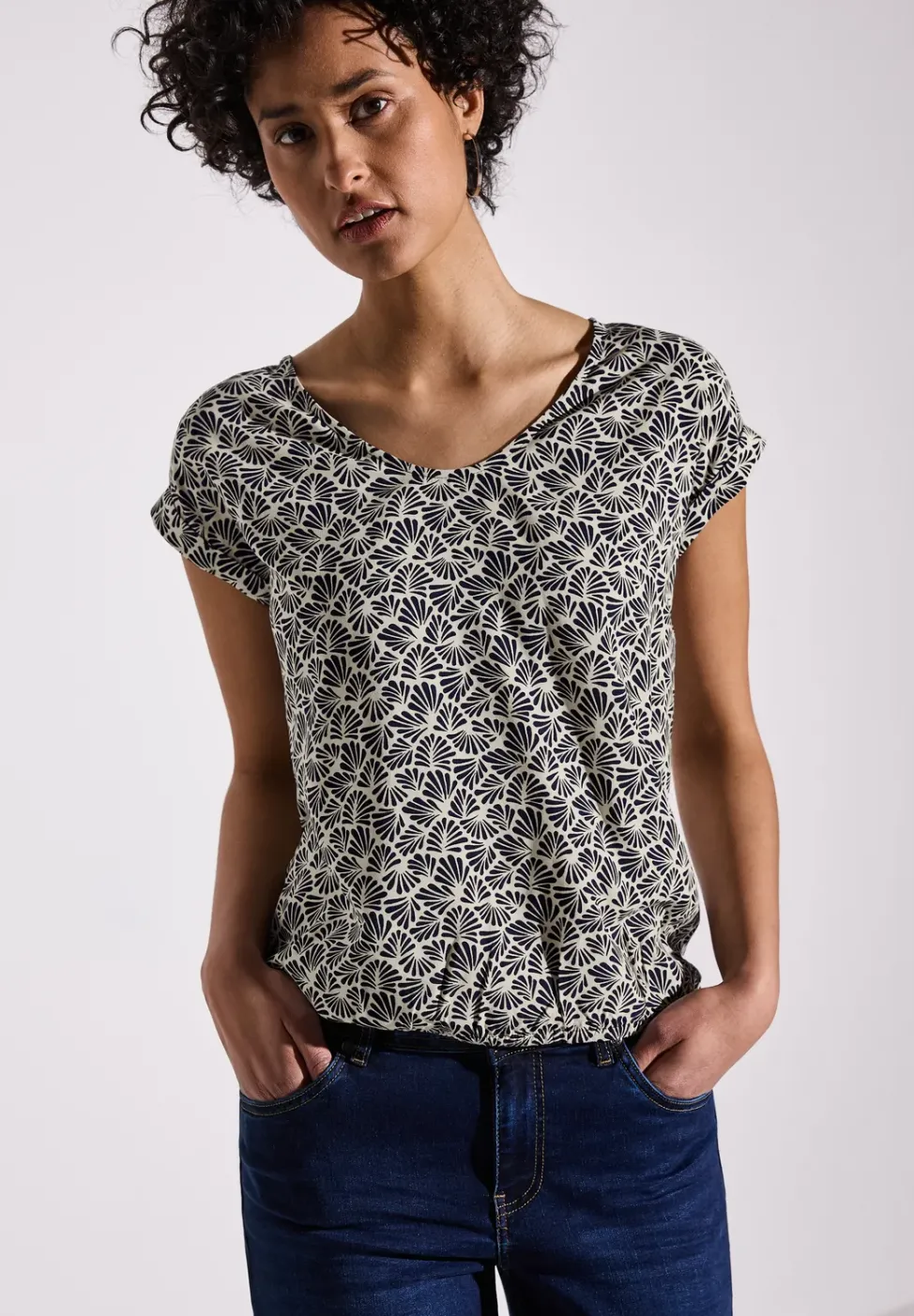 Blouse à motifs