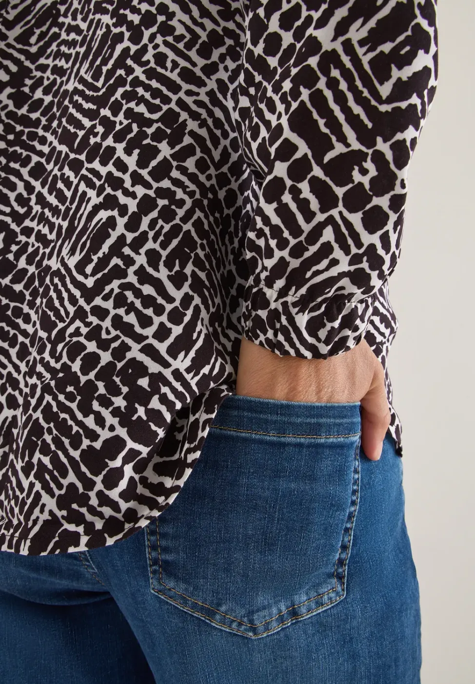 Blouse à motifs