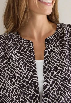 Blouse à motifs