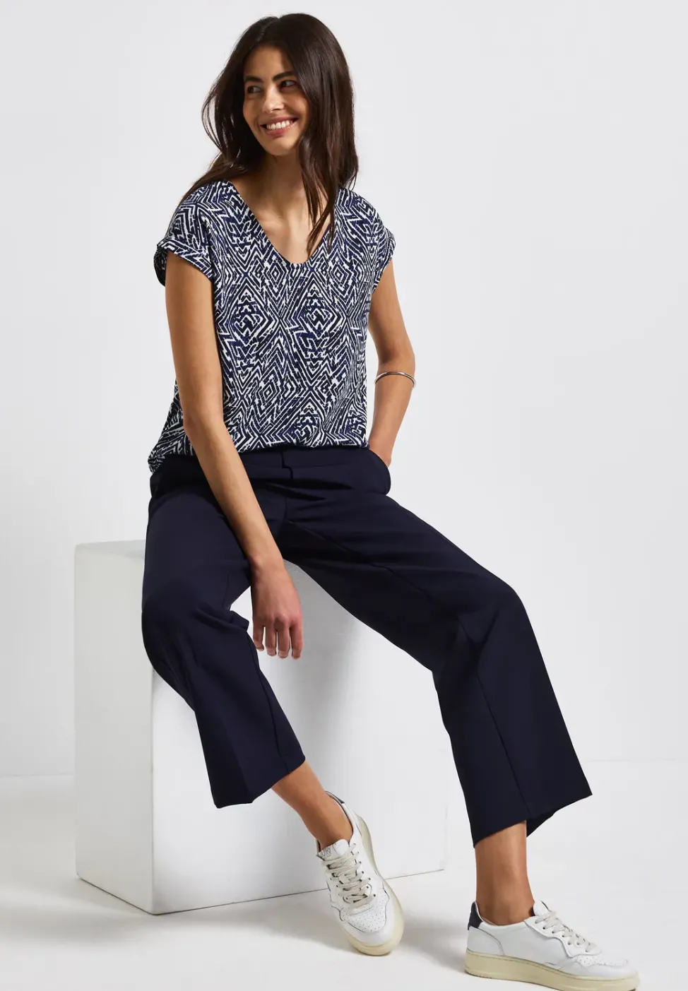 Blouse à motifs