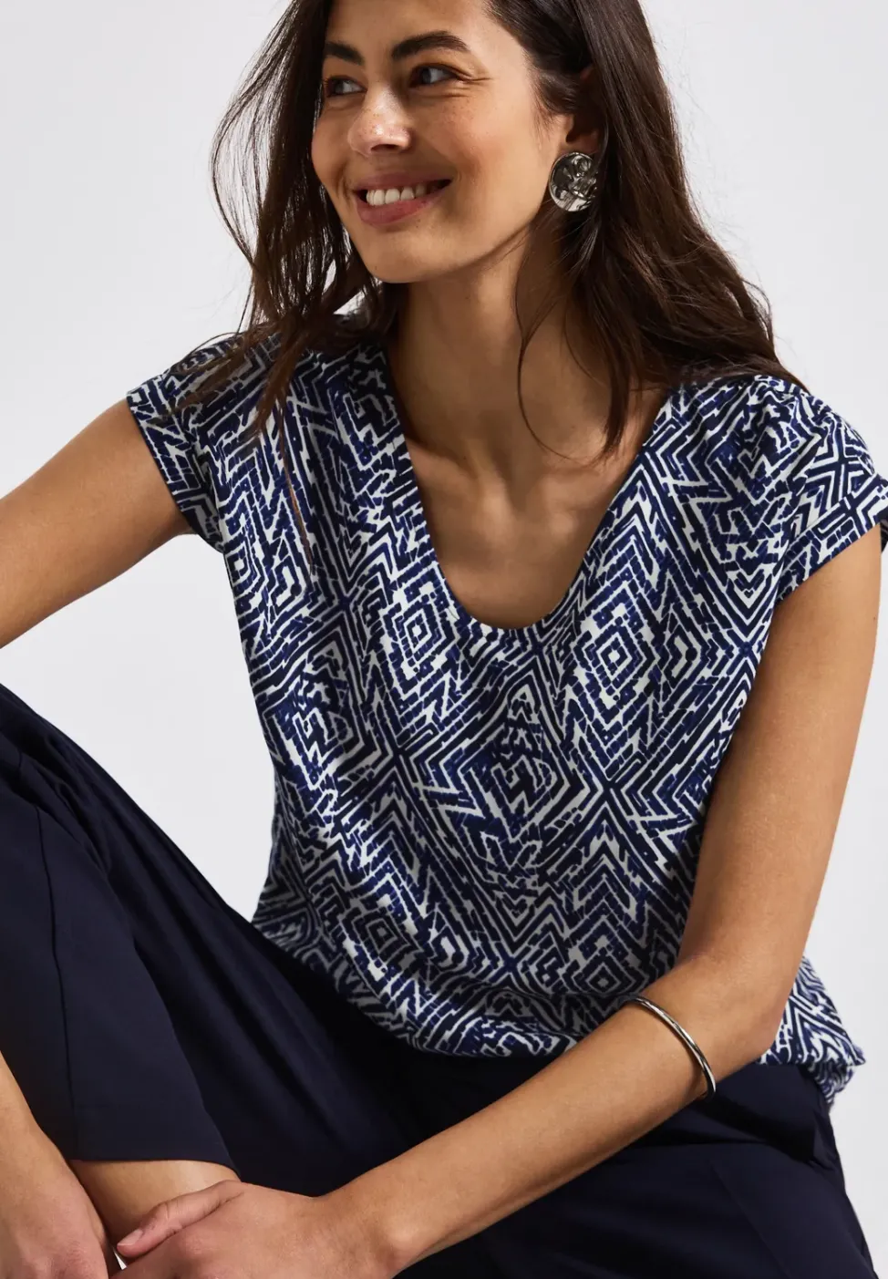 Blouse à motifs
