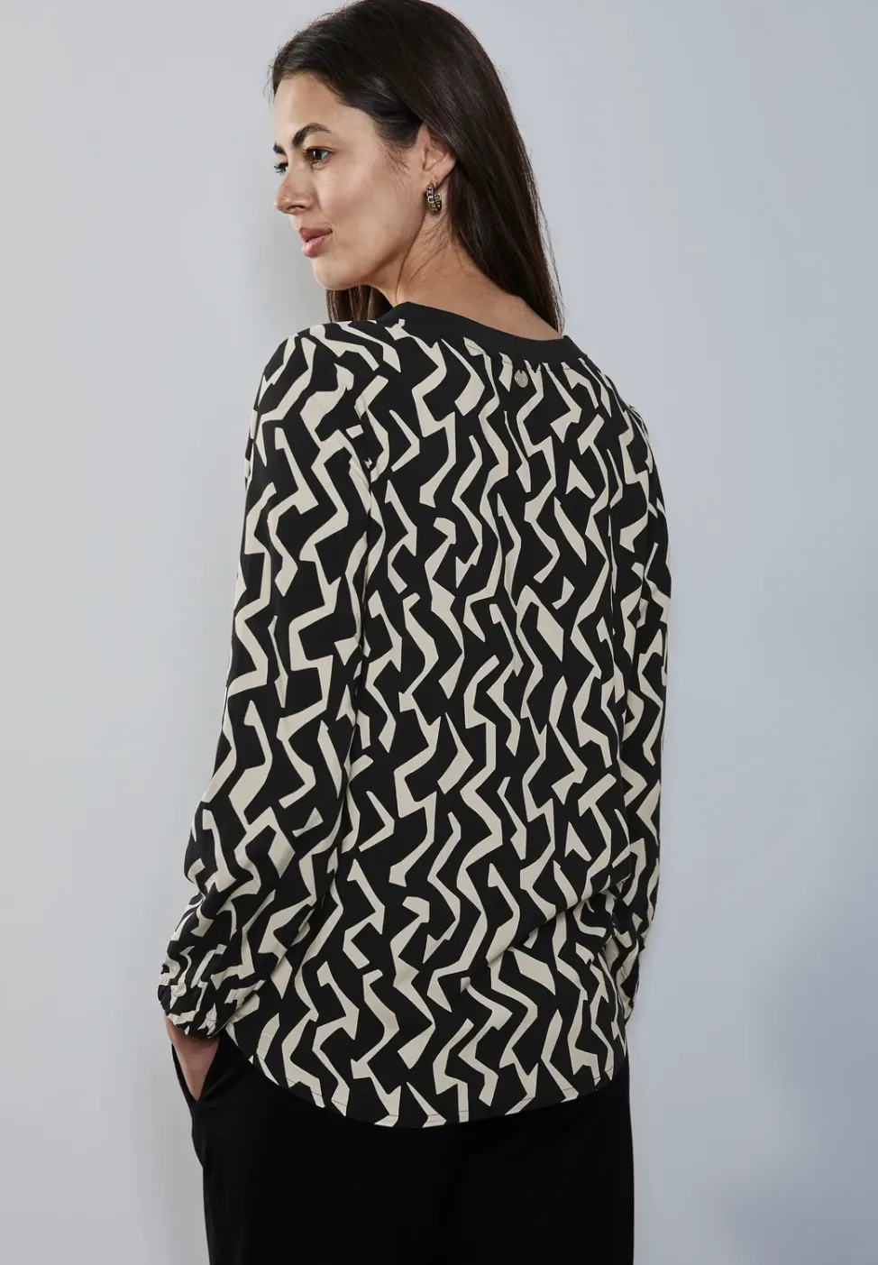 Blouse à motifs