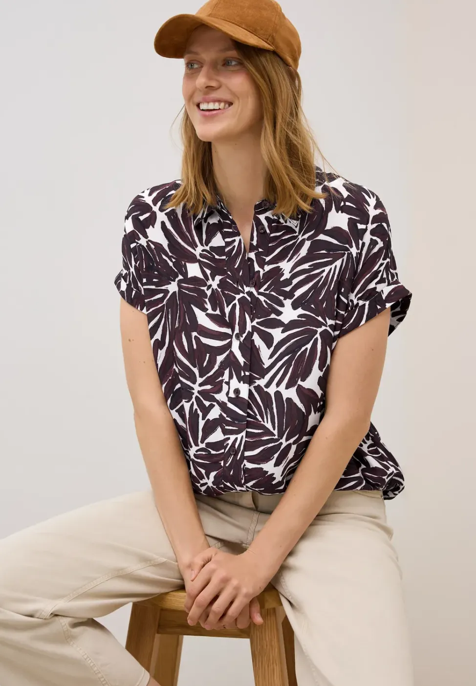 Blouse à motifs