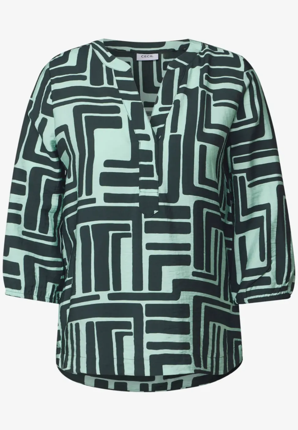 Blouse à motifs structurés