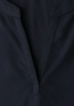 Blouse à épaules tombantes avec col fendu
