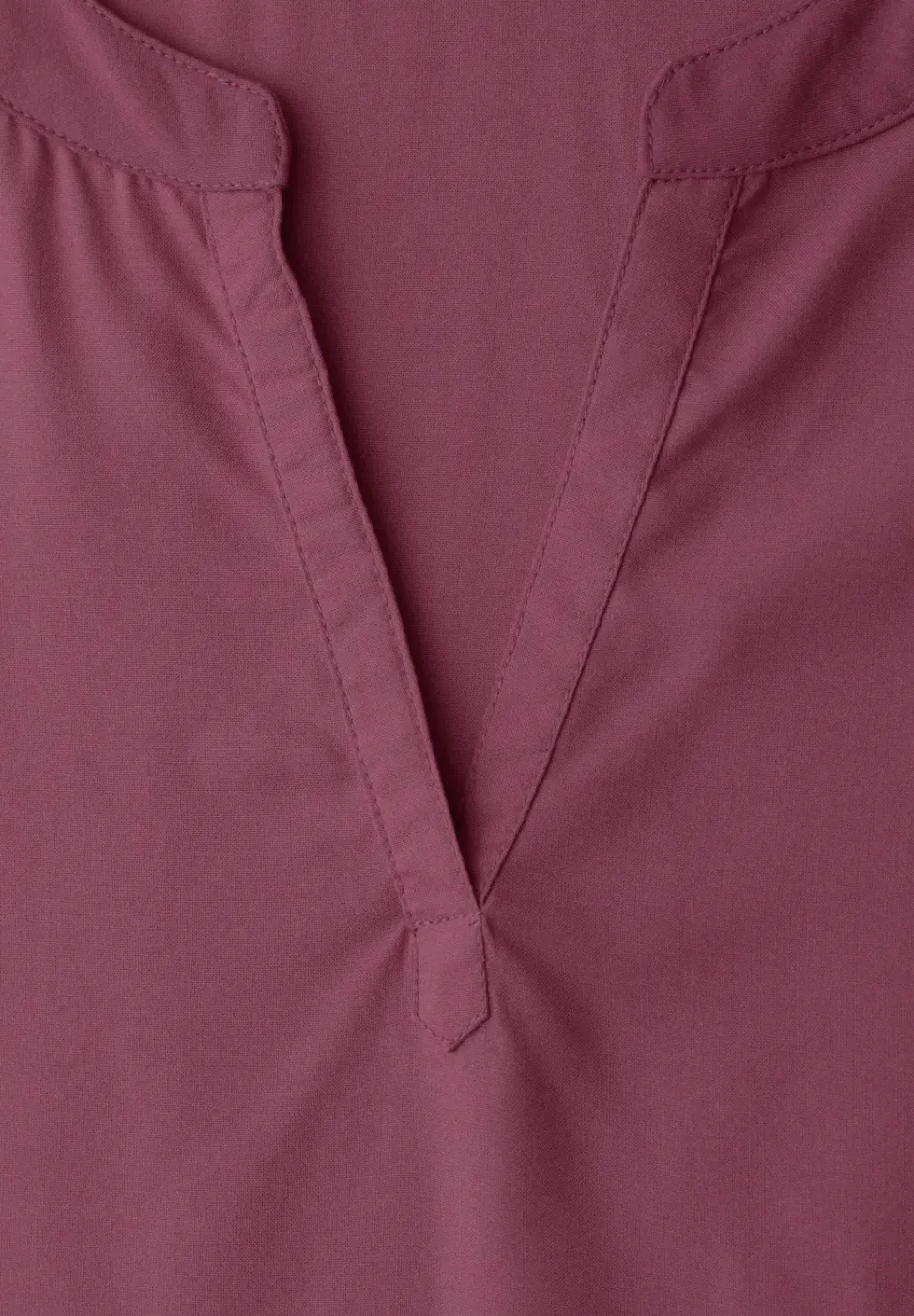 Blouse à épaules tombantes avec col fendu