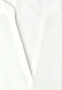 Blouse à épaules tombantes avec col fendu