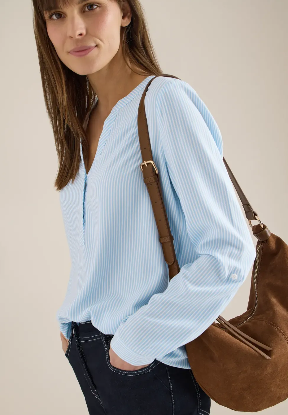 Blouse à rayures