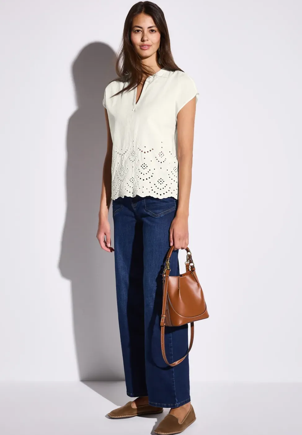 Blouse avec broderie