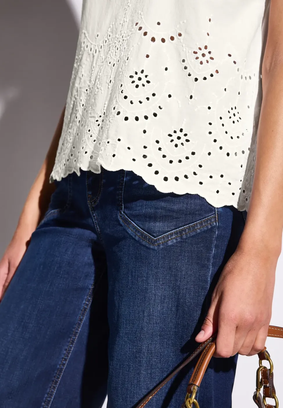 Blouse avec broderie